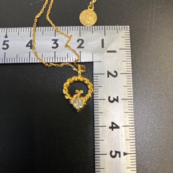 I710-67 Courreges Necklace Gold - Picture 3 of 3
